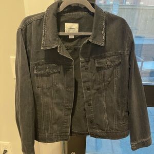 Black old navy denim jacket